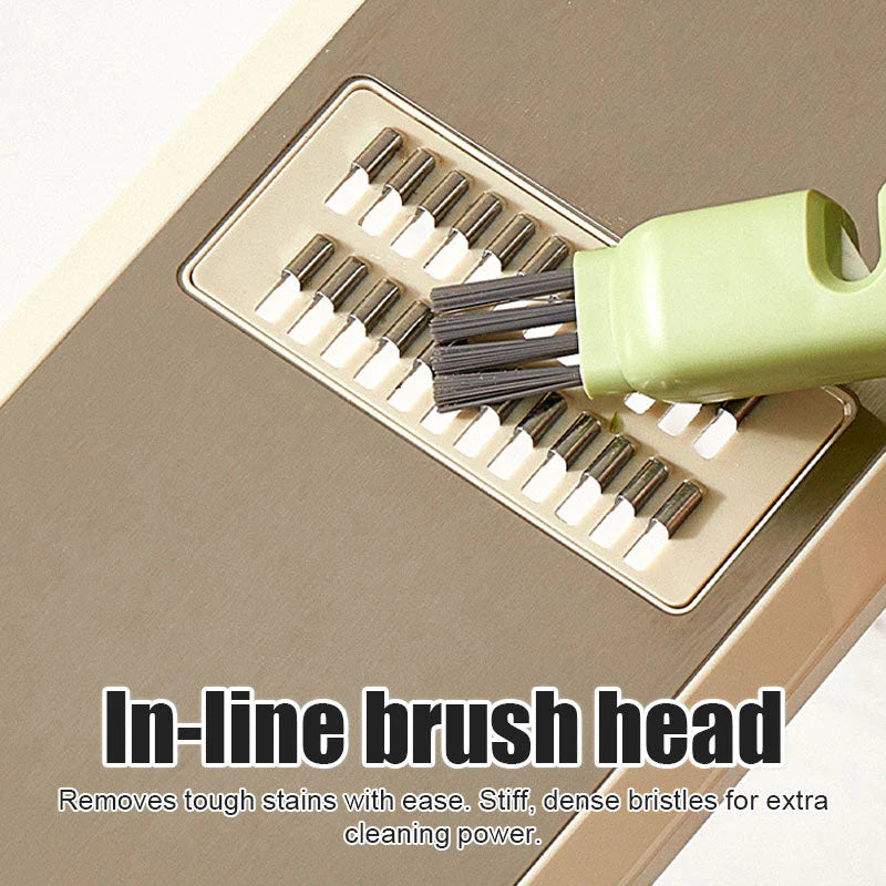 Knife cleaning brush